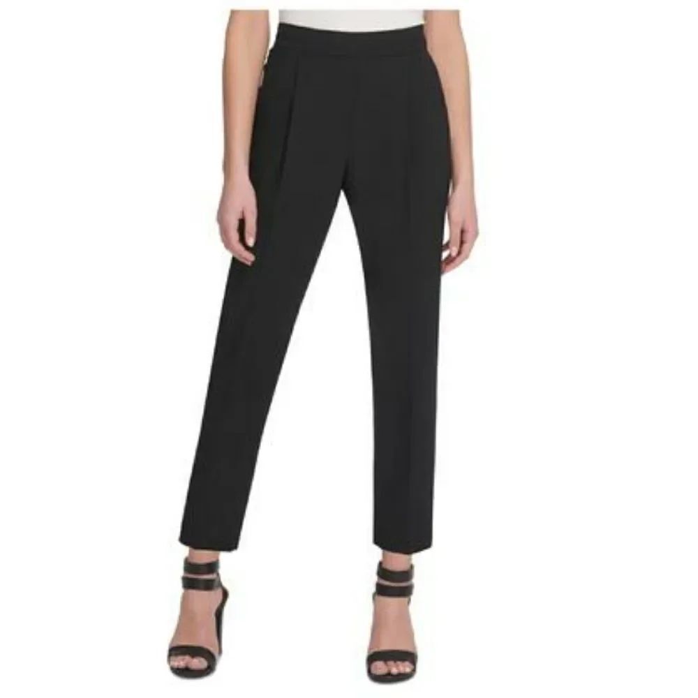 DKNY Front Pleat Straight-leg Pants sz 6